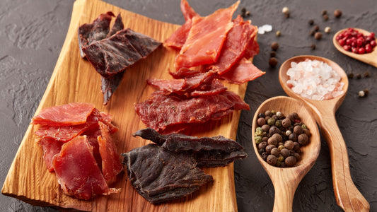 A variety of different jerky